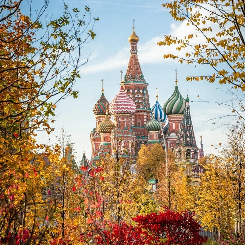 Mùa thu Nga ngập tràn sắc lá vàng