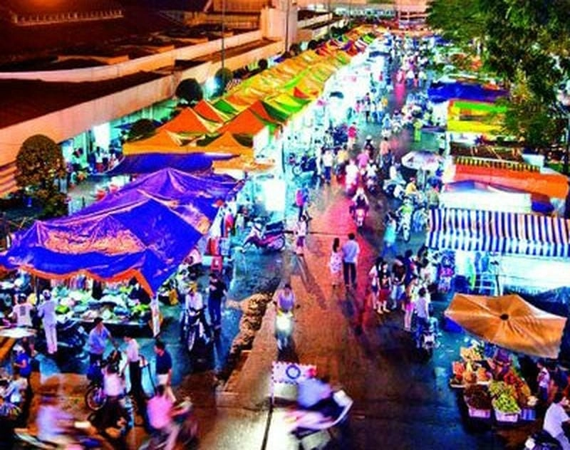 Mùa thu về đêm Mai Châu lung linh ánh đèn huyền ảo