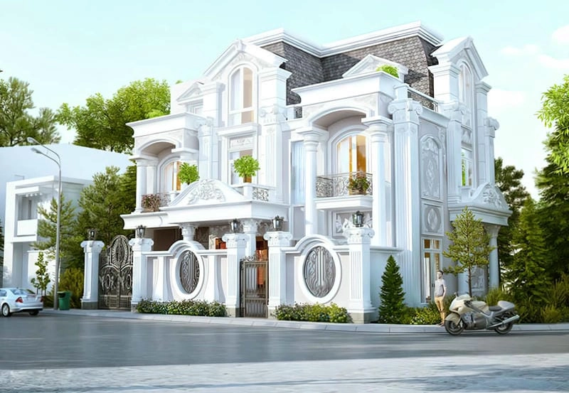 Ngắm cảnh tuyệt đẹp từ ban công biệt thự thuộc khu nhà biệt thự Cần Thơ