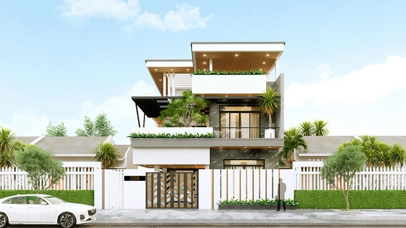 Tận hưởng không gian biệt thự thơ mộng trong Nhà biệt thự Lý Sơn