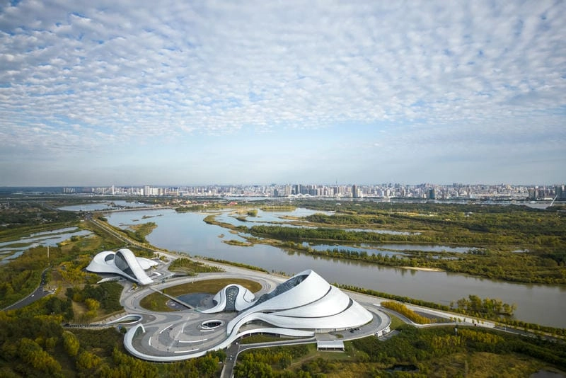 Đắm chìm trong Cảnh quan Nhà hát Opera Harbin tuyệt mỹ