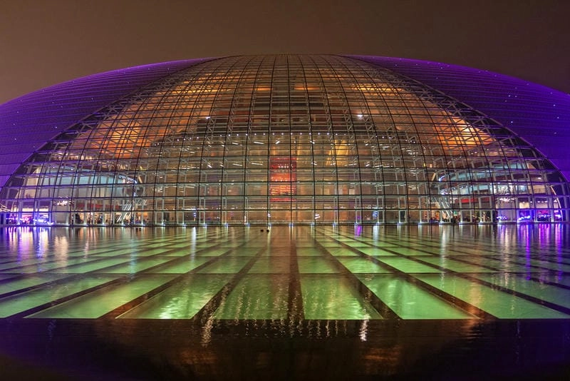 Khám phá Nhà hát quốc gia Trung Quốc kiến trúc hiện đại