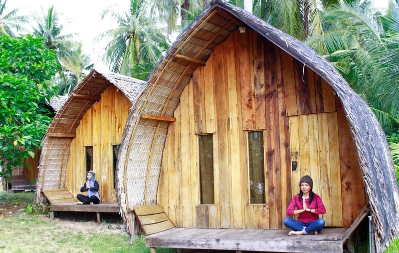 Ảnh nhà lá Đồng Tháp đẹp như bức tranh miền quê yên bình