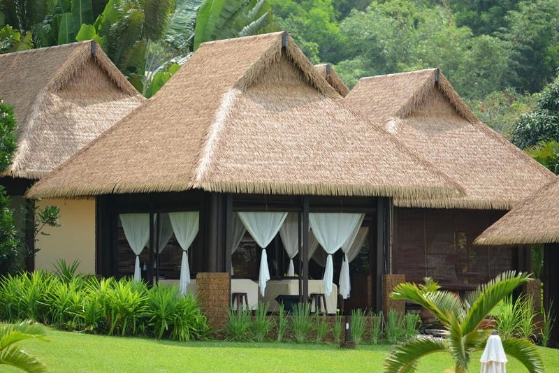 Tổng hợp ảnh Nhà mái lá Long An kiến trúc truyền thống