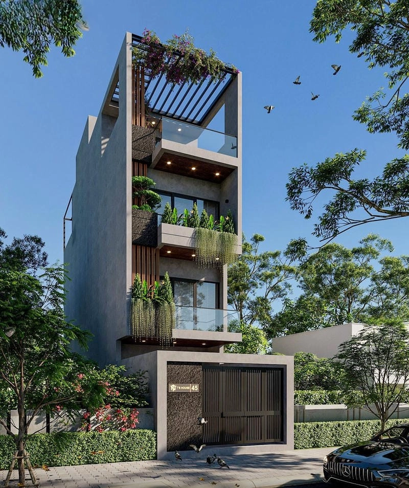 Chiêm ngưỡng Nhà phố hiện đại Quảng Nam với kiến trúc hiện đại Quảng Nam tinh tế