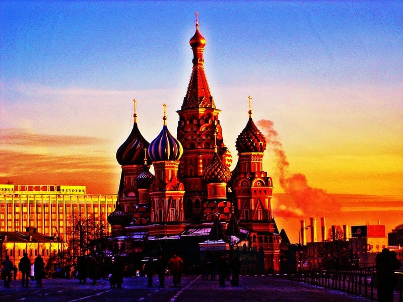 Hình ảnh Nga St Basil's Cathedral tại Moscow