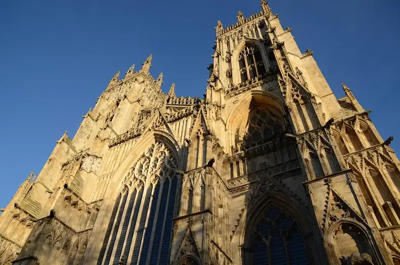 Tháp Nhà thờ York Minster nhìn từ trên cao