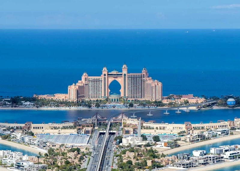 Chiêm ngưỡng cảnh quan Palm Jumeirah từ trên cao tuyệt đẹp