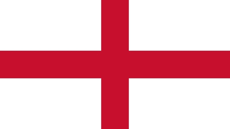 Đặc điểm hình dạng của quốc kỳ Anh (England) hiện tại