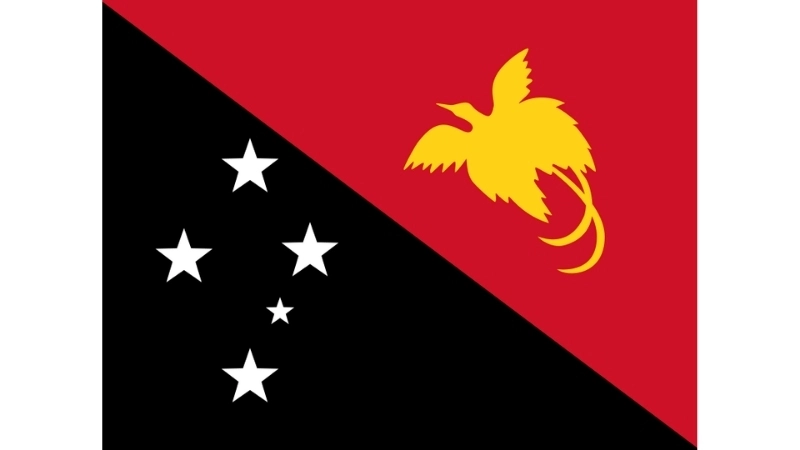 Đặc điểm hình dạng của quốc kỳ Papua New Guinea hiện tại