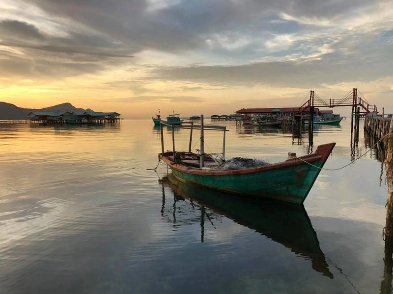 Khung cảnh thiên nhiên trong Ảnh Rạch Giá đẹp