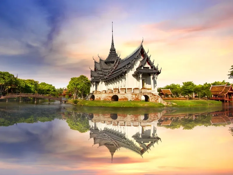 Ngắm hoàng hôn tuyệt đẹp tại Samut Prakan