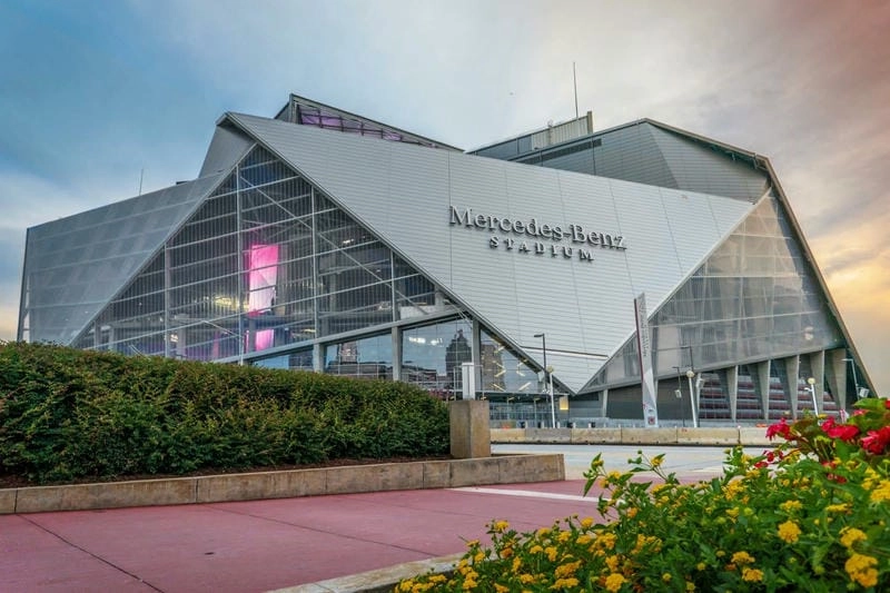 Thiết kế Mercedes-Benz Stadium đậm nét hiện đại và sáng tạo