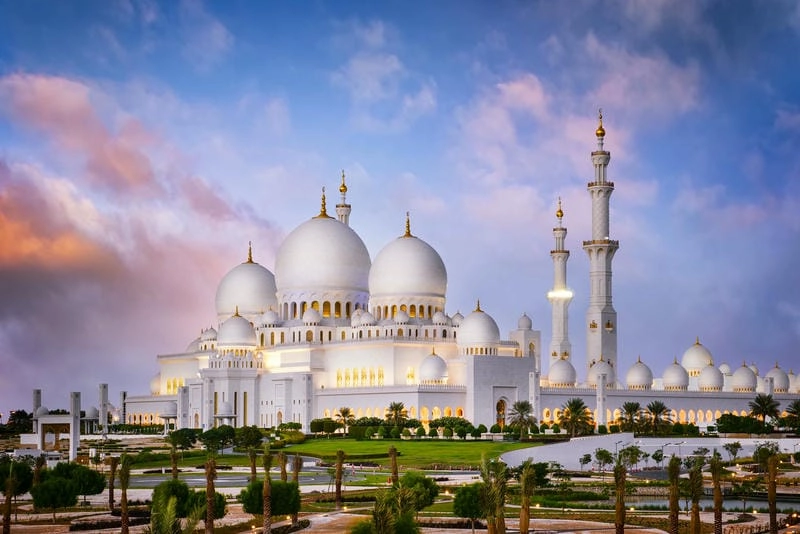 Xem Ảnh Sheikh Zayed Grand Mosque Abu Dhabi đẹp mê ly