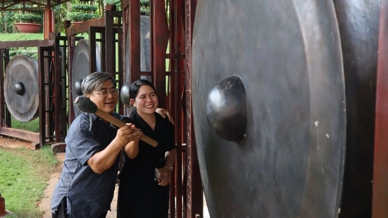 Cảnh quan Sóc Bom Bo thơ mộng giữa núi rừng