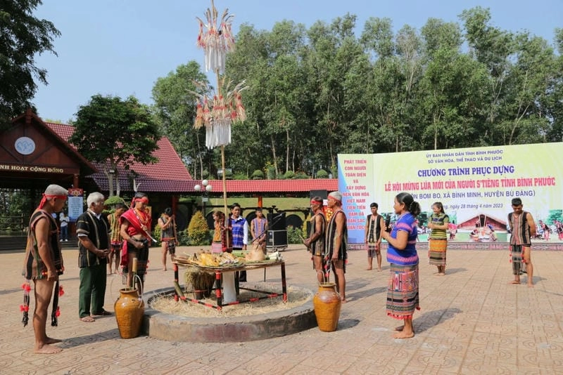 Lễ hội truyền thống của đồng bào tại Sóc Bom Bo Bình Phước