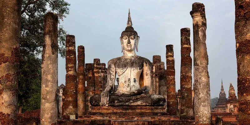Sukhothai nổi bật với kiến trúc Phật giáo độc đáo