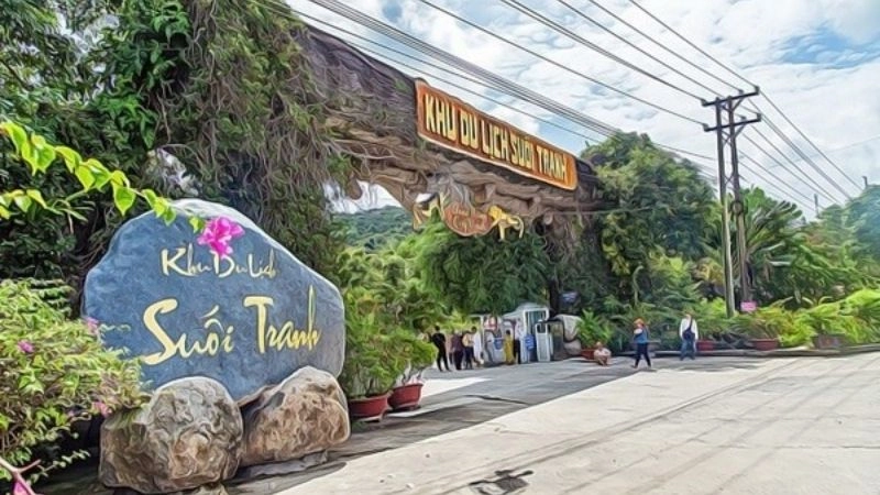 Cảnh quan Suối Tranh xanh mát hữu tình