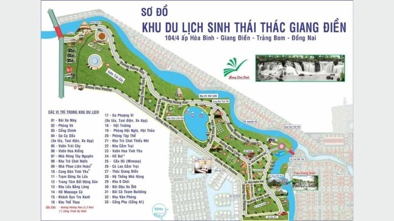 Thư giãn Thác Giang Điền quên hết lo âu