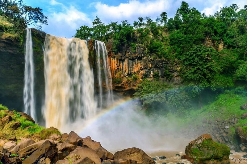 Thác Phú Cường Gia Lai hùng vĩ giữa đại ngàn Tây Nguyên