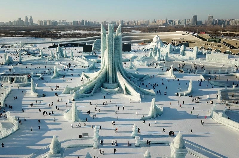 Ngắm Kiến trúc Tháp Cáp Nhĩ Tân kết hợp nét cổ điển và hiện đại