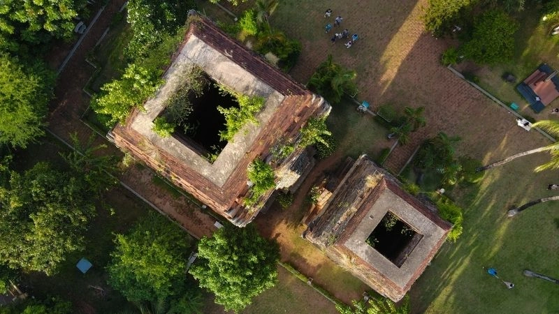 Di tích Tháp Đôi Quy Nhơn mang giá trị lịch sử