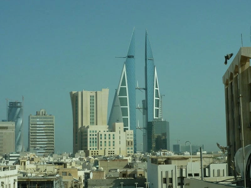 Manama Bahrain World Trade Center biểu tượng thành phố