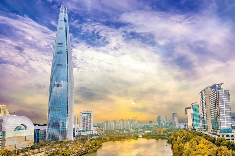 Khám phá Lotte World Tower hình ảnh đẹp nhất Hàn Quốc