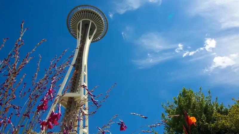 Seattle skyline Municipal Tower tuyệt đẹp
