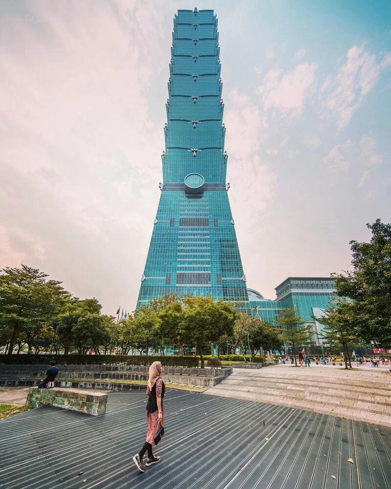 Tháp Đài Bắc nổi bật nhất là Taipei 101