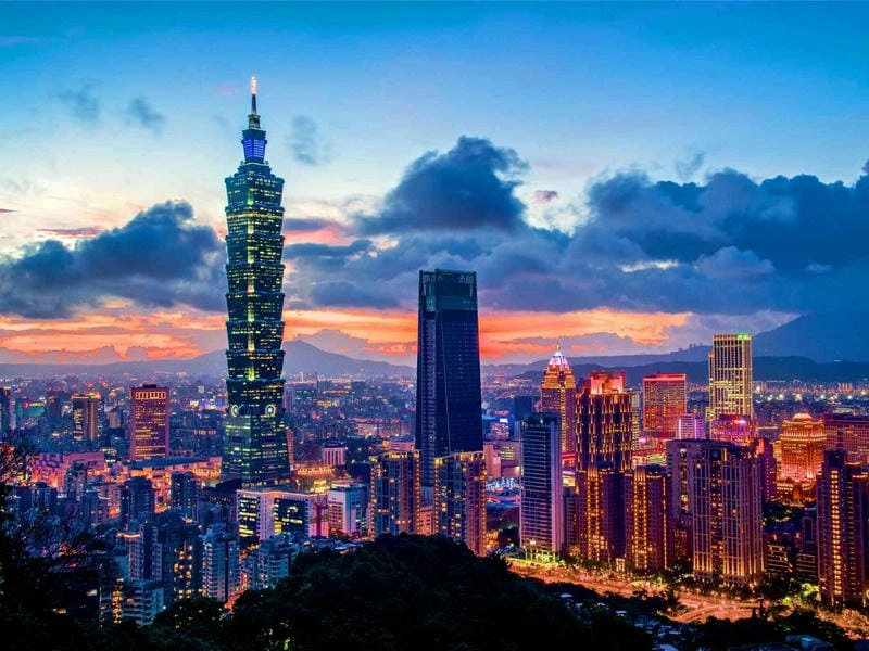 Taipei 101 Đài Loan hình ảnh lung linh