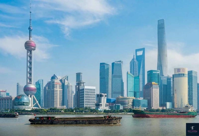 Ngắm toàn cảnh từ tháp truyền hình thượng hải nổi bật