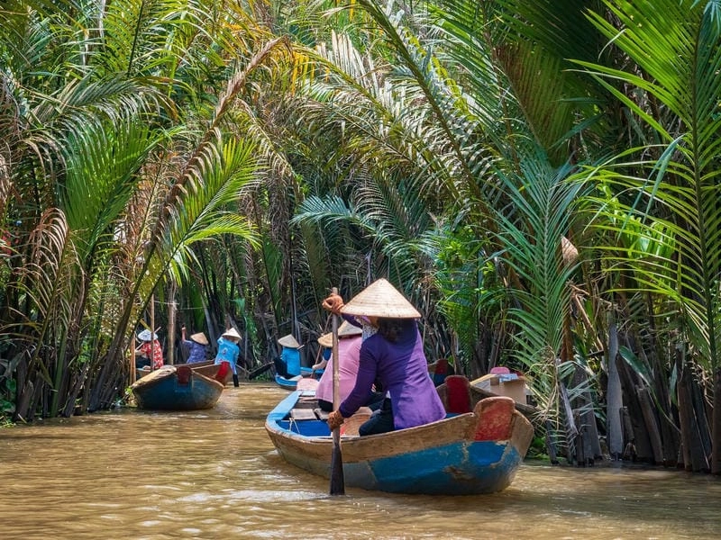 Trải nghiệm sông nước khi du lịch Tiền Giang