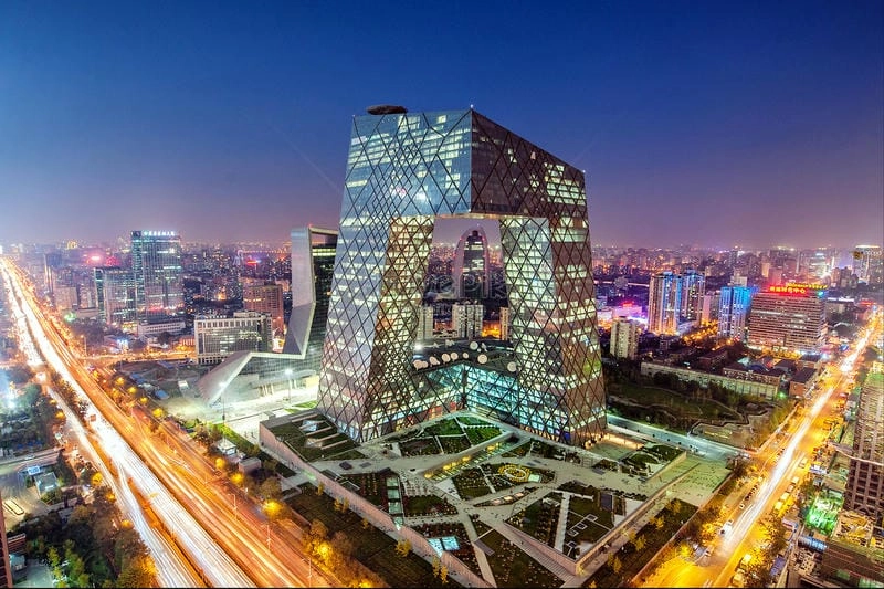 Chiêm ngưỡng Tòa nhà CCTV Headquarters với góc chụp ấn tượng
