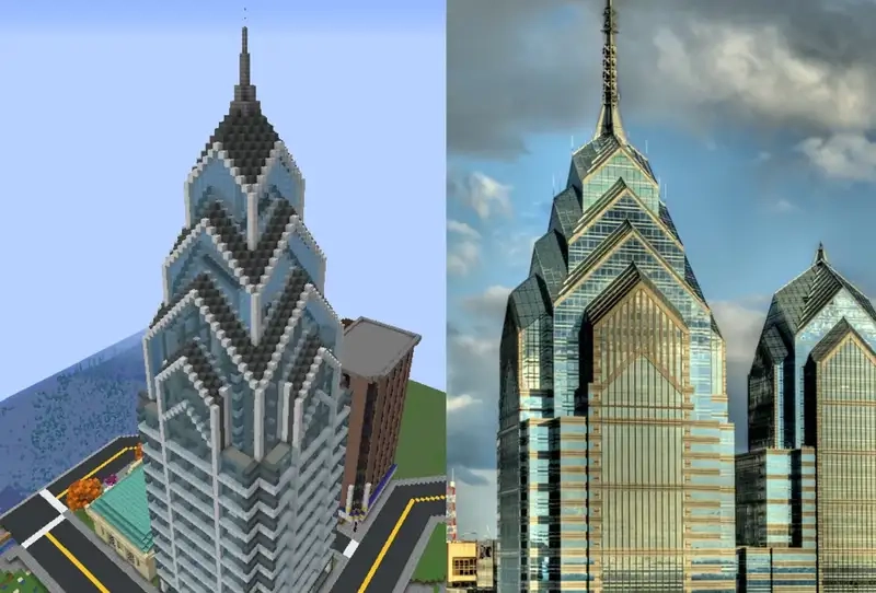 Đắm chìm trong cảnh đêm One Liberty Place huyền ảo mê hoặc