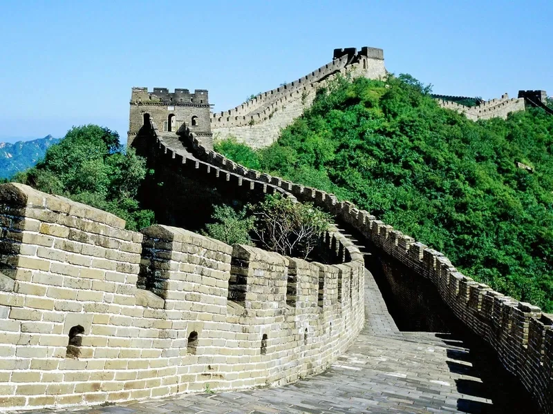 Những bức tường đá tại Vạn Lý Trường Thành kiên cố