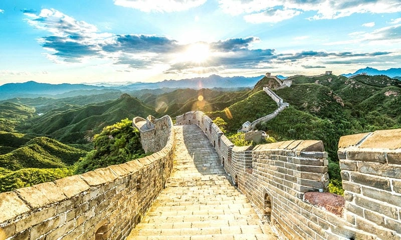 Tháp canh Vạn Lý Trường Thành kiên cố bền bỉ