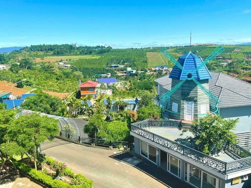 Khám phá nội thất villa Bảo Lộc đậm chất tại villa đồi chè Bảo Lộc