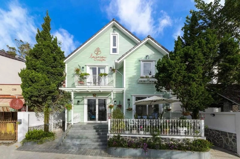 Đón Villa đồi chè Đà Lạt bình minh villa Đà Lạt thơ mộng