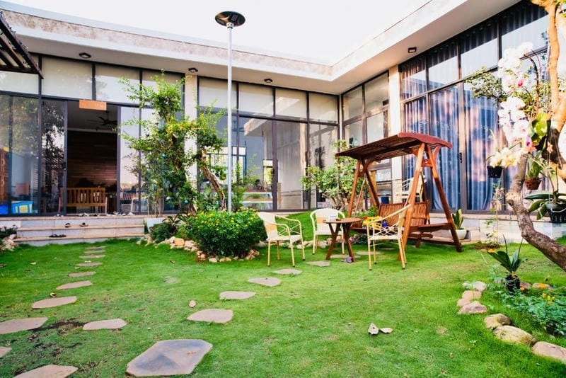 Khám phá kiến trúc độc đáo của Villa đồi chè Pleiku