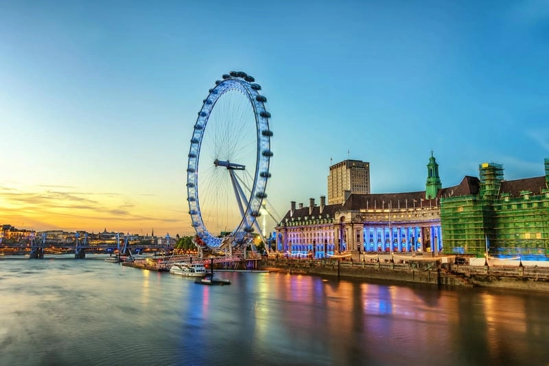 Vòng quay London ban ngày trải nghiệm thú vị