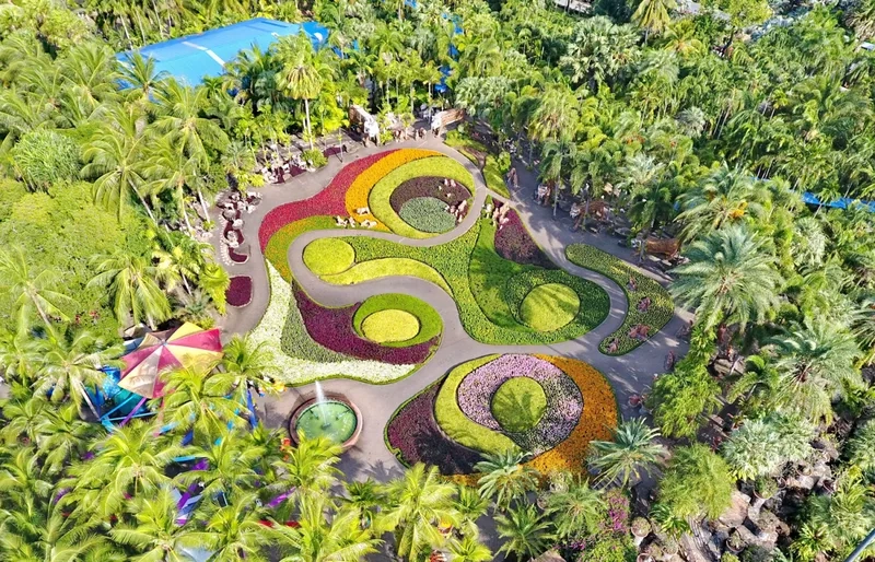 Góc chụp đẹp tại Vườn nhiệt đới Nong Nooch Pattaya