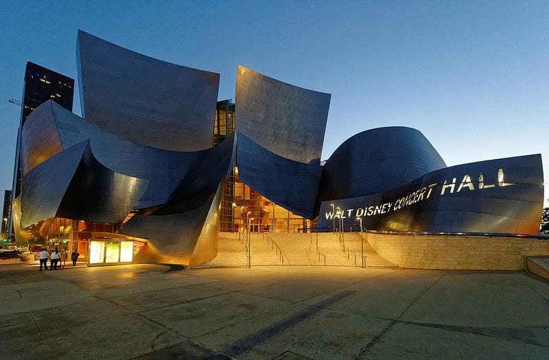 Khám phá ảnh Walt Disney Concert Hall Los Angeles độc đáo từ mọi góc nhìn