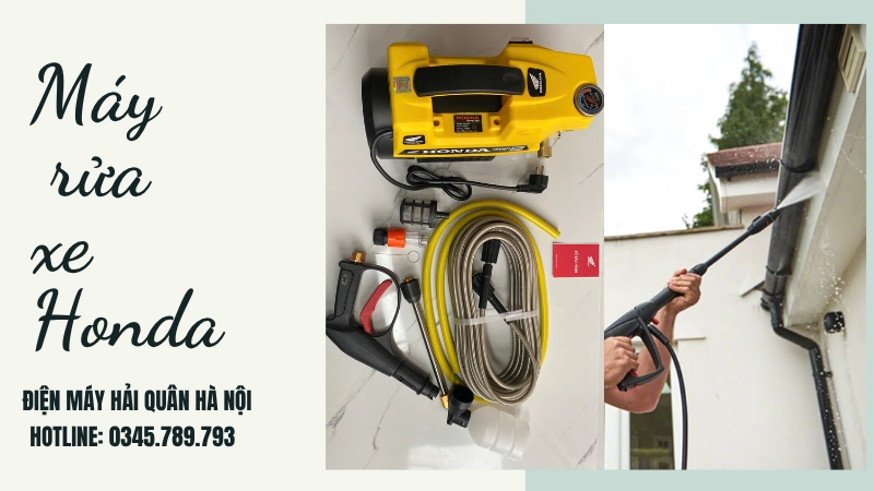 Lý do chọn máy rửa xe Honda tại Điện máy Hải Quân