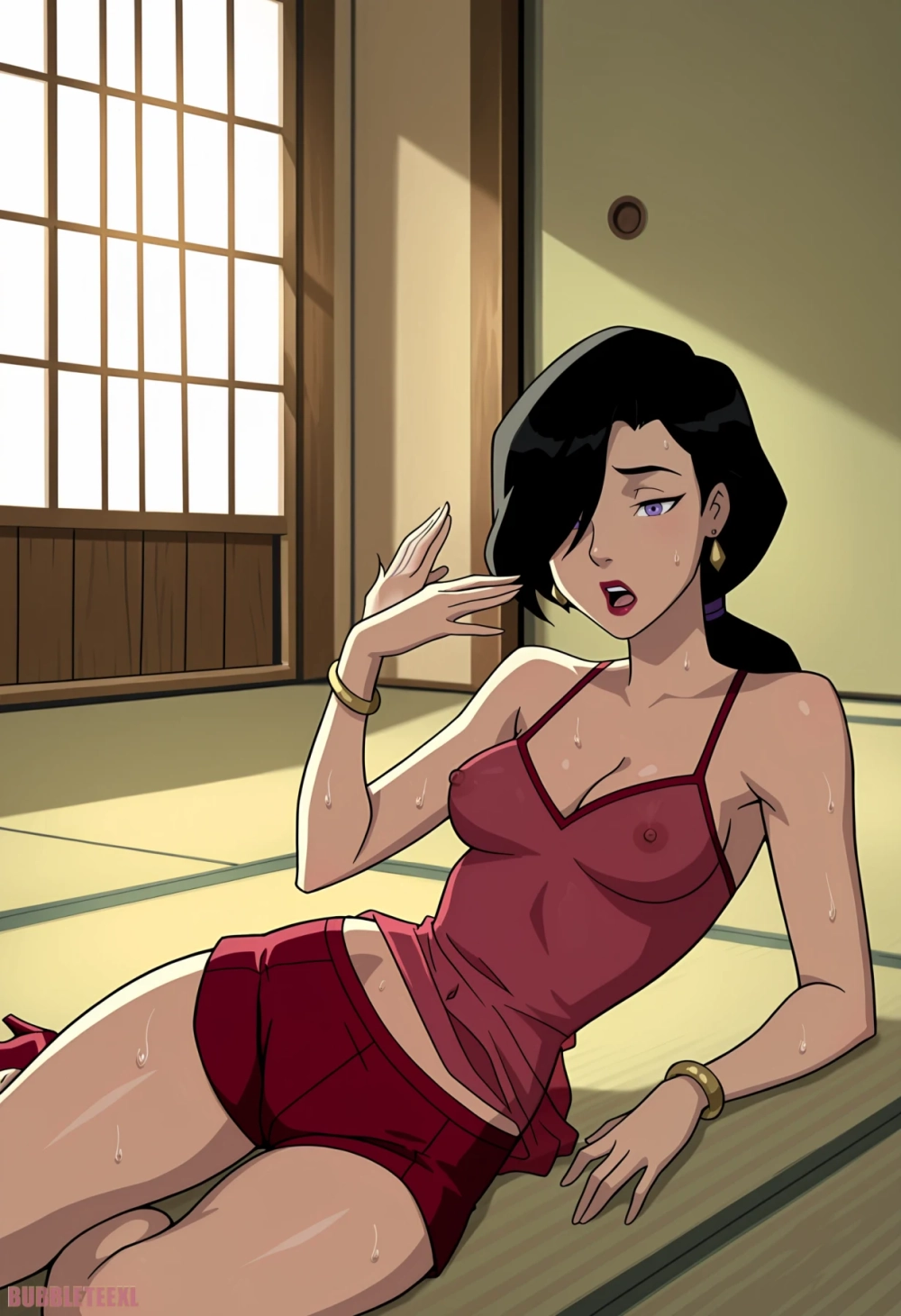 Lộ ti vú sexy nóng bỏng cuốn hút ti hồng hở hang gợi dục mạnh