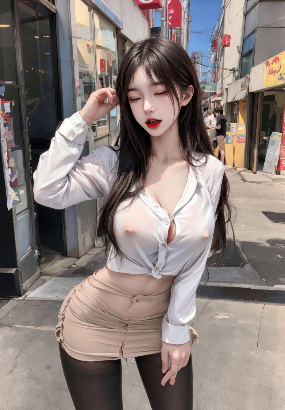 Nữ khoe hàng sexy nóng bỏng cuốn hút thân hình trưởng thành dục vọng