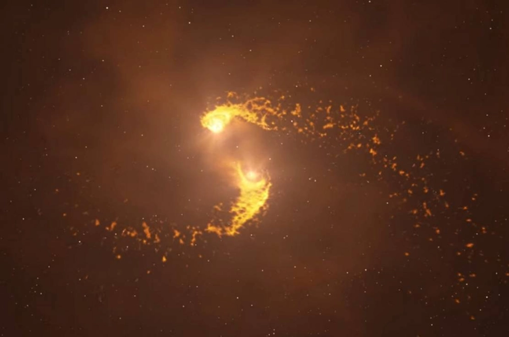 Sao đôi hé lộ mối liên kết hấp dẫn giữa hai ngôi sao