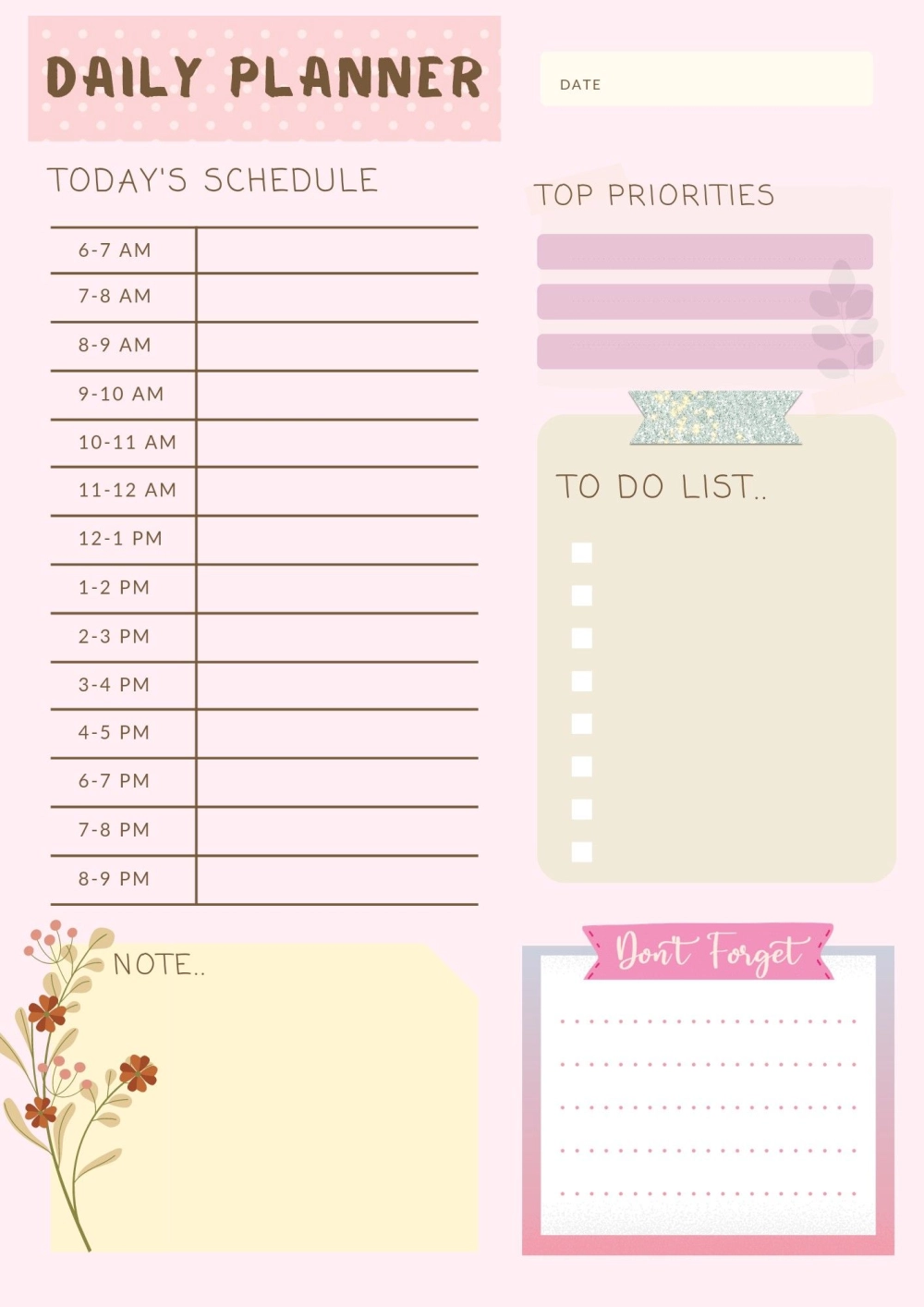 Lập lịch trình hàng ngày tạo nền tảng cho thành công