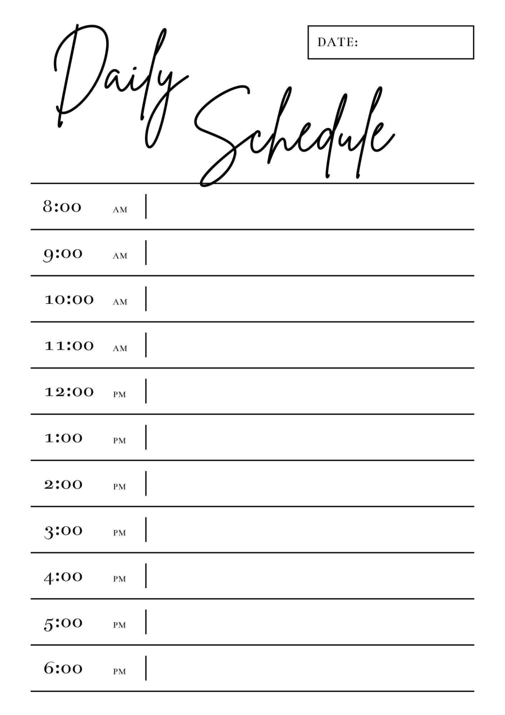 Sắp xếp lịch trình hàng ngày tối ưu từng khung giờ