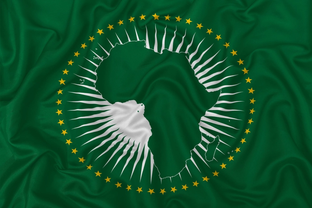 Quốc kỳ Liên minh châu Phi hiện nay dùng trong sự kiện